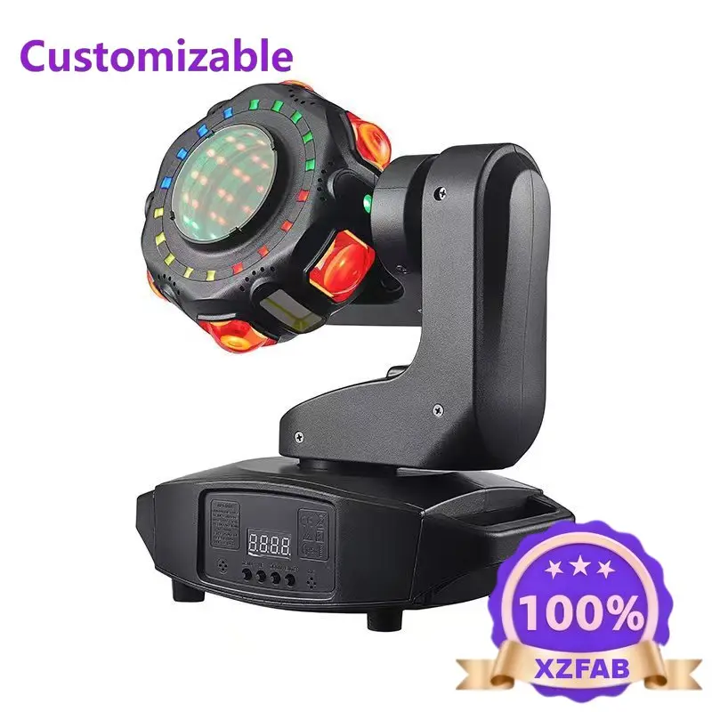 Factory Direct 2026 2025 new 6pcs 40W Hot Wheels LED moving head beam dyeing light, flying saucer rotating light, alien moving h