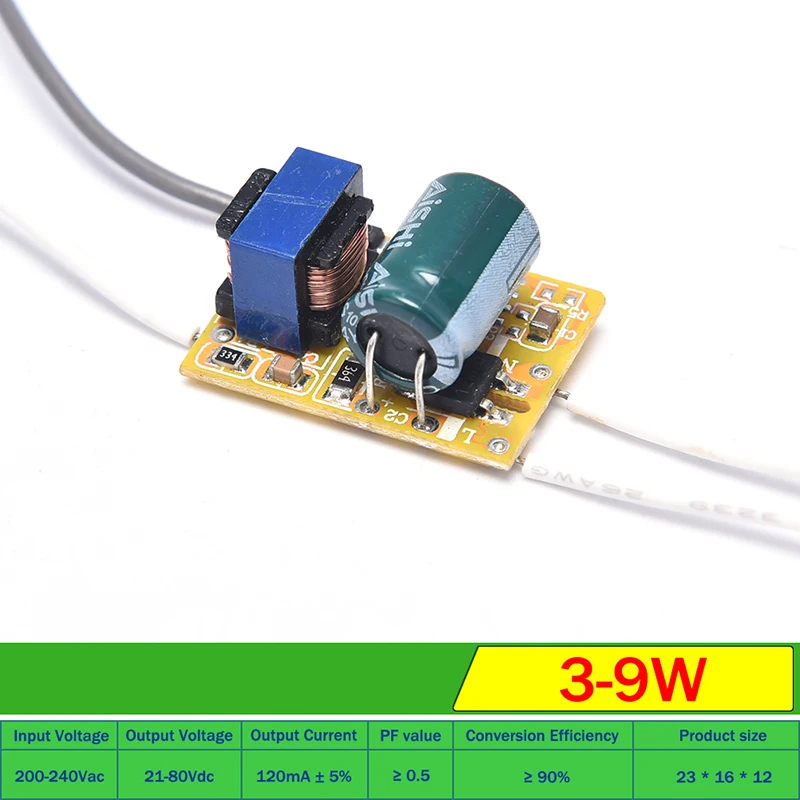 8W 18W 25W 36W 50W 300mA 250mA Non-Isolated LED Bulb Driver Constant Current Transformer AC to DC Converter Power Unit Device