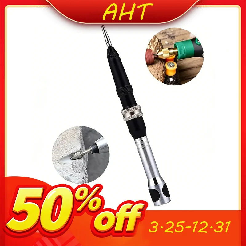 Professional Jewelry Carving Handpiece Flexible Shaft Rotary Tool with Quick Change Chuck Jade Wood Metal Engraving Polishing