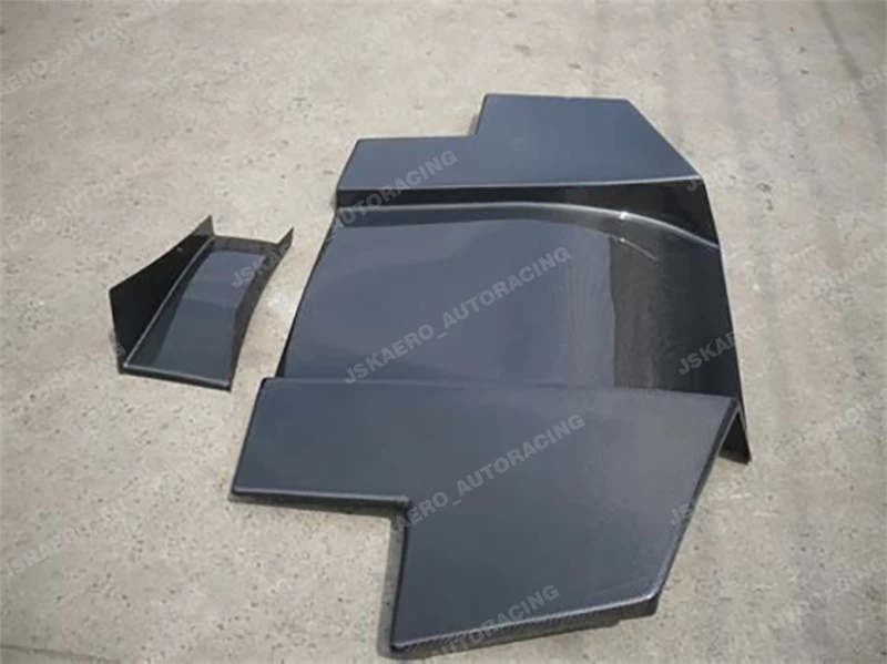 For Mazda RX7 FD3S Carbon Fiber Rear Under Diffuser Lip Addon Trim car Bodykits 2PCS