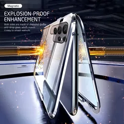 For Samsung Galaxy S23 Ultra Case 360° Magnetic Flip Double Sided Tempered Glass Cover Sumsung S23Ultra 5G S 23 Plus S23+ Fundas