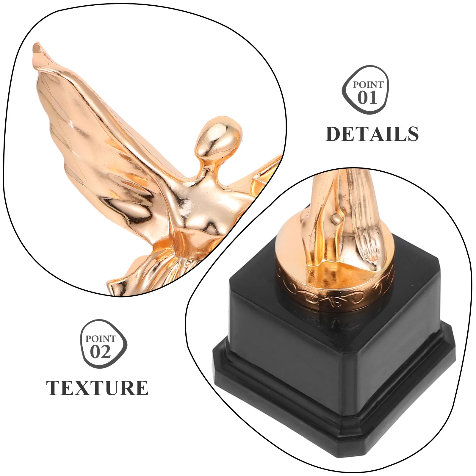 Dancer Trophy Ballet Dancer Statue Decorative Award for Dance Competition Winner Dancing Performance Trophy Ornament