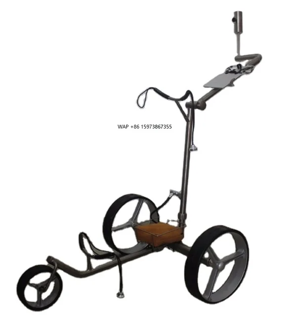 

High-quality Folding Portable Golf Push Cart Trolley Electric Remote Golf Trolley