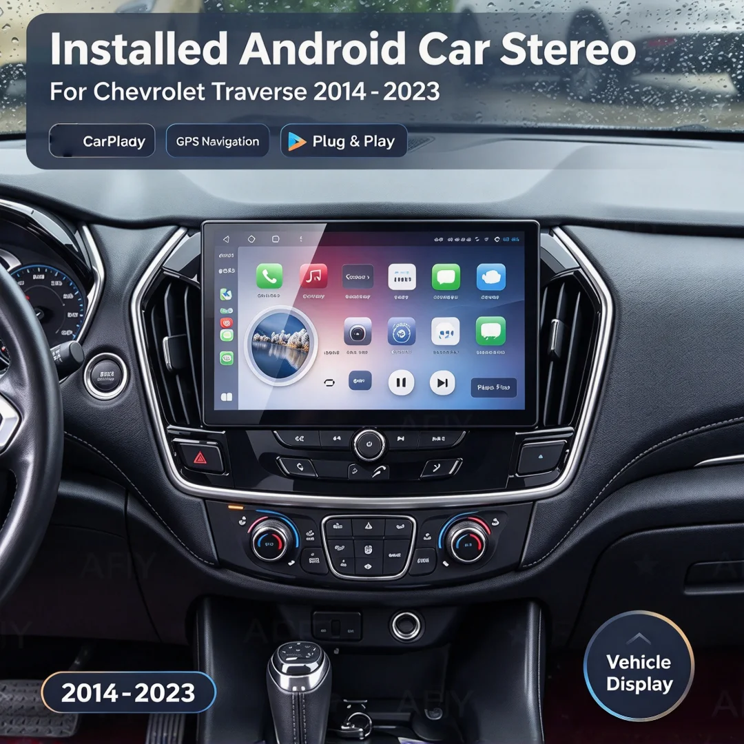 Car Screen Stereo For Chevrolet Traverse 2014-2023 Wireless CarPlay 11.6 Inch Android13 Auto GPS DSP Car Radio Multimedia Unit