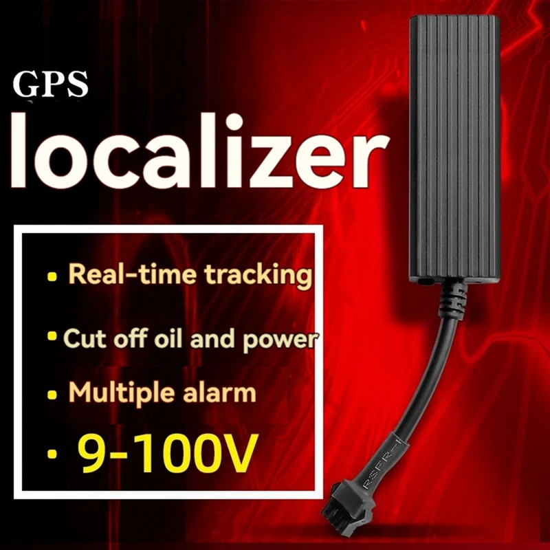 T3 Car GPS Tracker 9-100V Wide Voltage Built-In Antenna Vibration Alarm System Real-Time Anti-Theft GPS Tracking