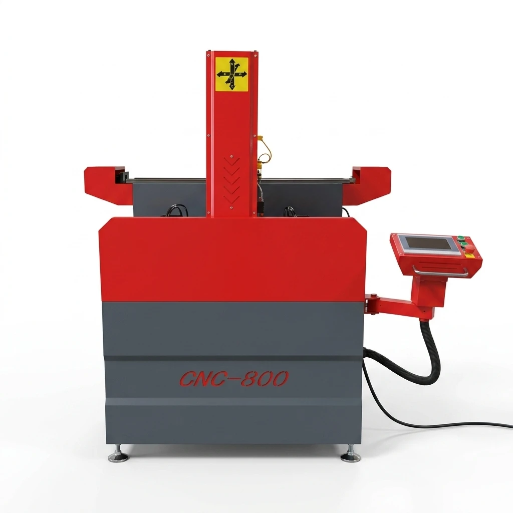 Aluminum Alloy CNC Drilling Milling Machine 4KW Motor PVC/UPVC Small Door Window Equipment High-Accuracy Punching Slotting