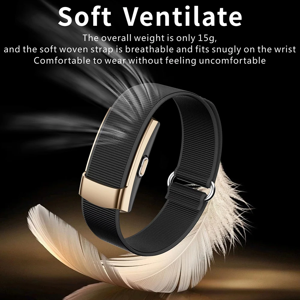 

LIGE Air Fitness Tracker Ultra-Light Emotional Assistant 170+ Sports Band Smart Bracelet IP68 Waterproof Alarm Clock Smartwatch