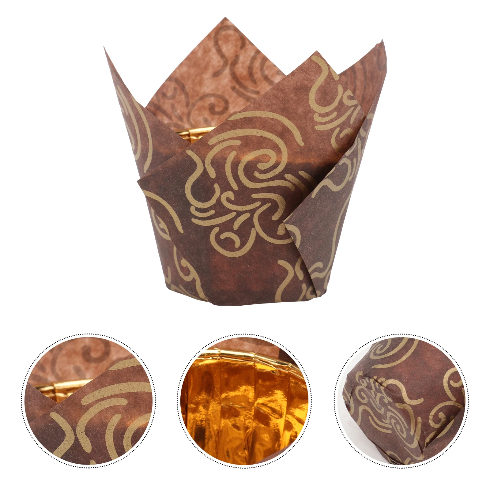 

Oil-resistant and High-temperature Paper Cup Party Cupcake Liners Food-grade Muffin Wrapper Wrappers
