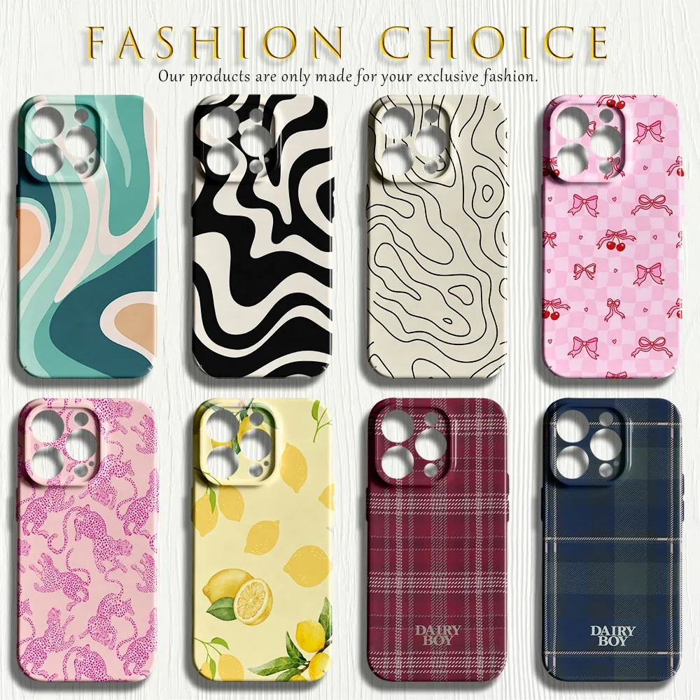 Pink Ditsy Floral Blunt Glossy Film Hard Phone Case for Samsung Galaxy A27 A37 A57 A17  A16 A56 A26 A36 A55 A35 A15 A54 4G 5G