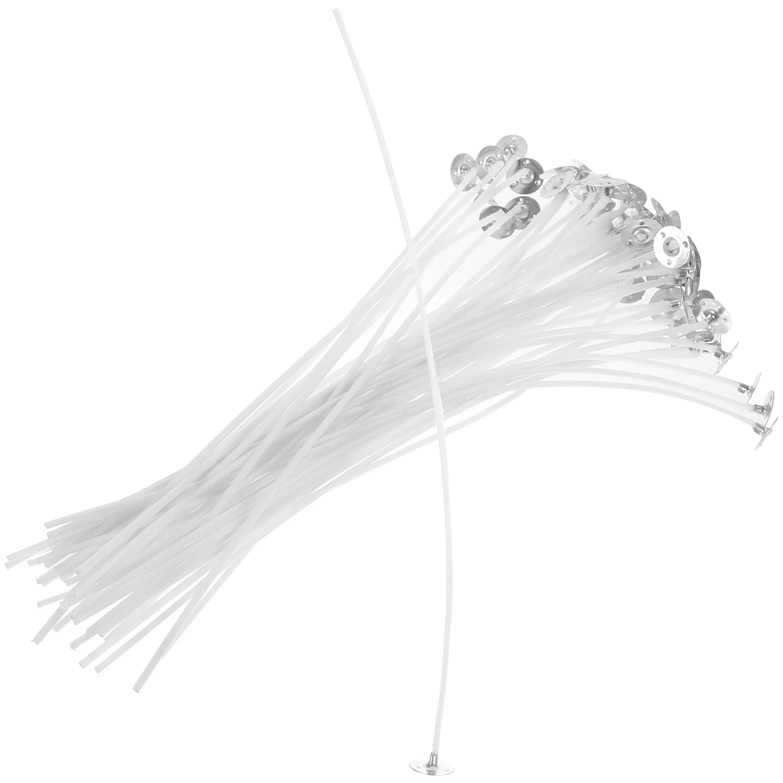 

50Pcs Wicks Cotton DIY Replacement Durable Lightweight Long for Making Supplies and Scented Candles