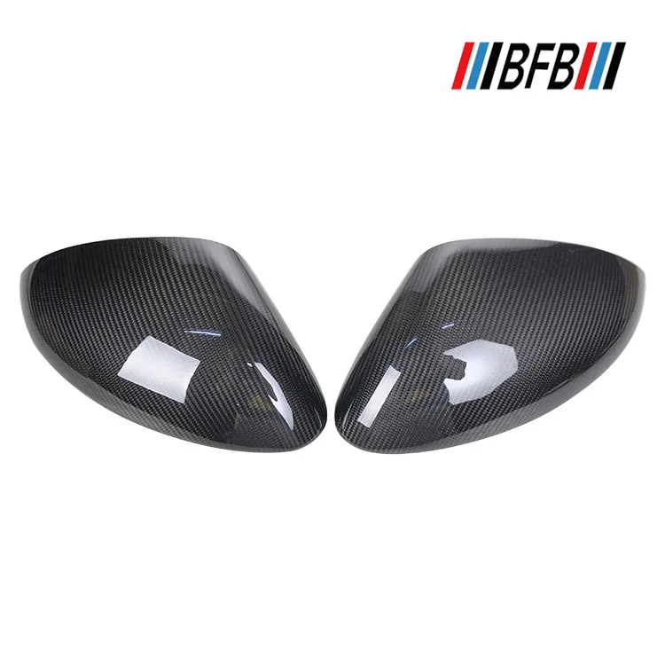 

For Romeo Stelvio Real Dry carbon fiber Left and Right Rearview Mirror Covers Body Kit