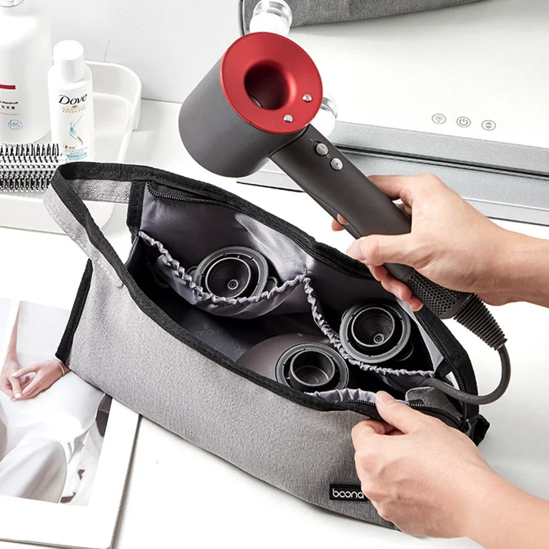 Travel Organizer for Laifen Dyson Hair Dryer Storage Bags Curling Iron Protective Pouch Portable Women Travel Gadgets Makeup Bag