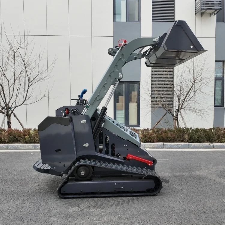 Hot Sale SDLOT 250kg Stand on No Cabin Crawler Skid Steer Loader Koop CE EURO5 EPA Full Hydraulic For Farm Construction Work