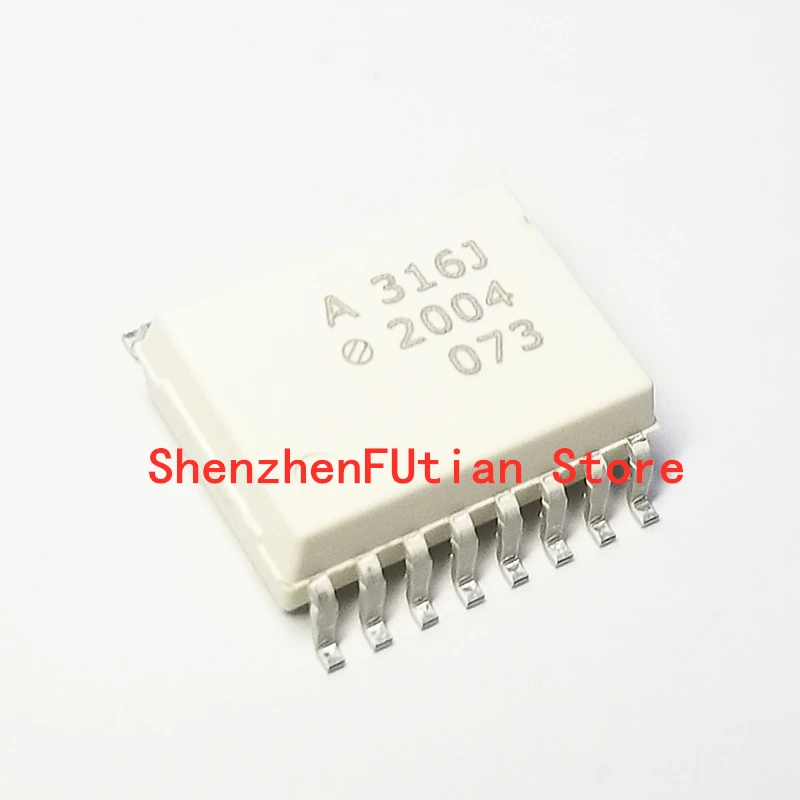 10pcs/lot A316J HCPL-316J HCPL316J 316J SOP-16 In Stock HCPL-316J-500E