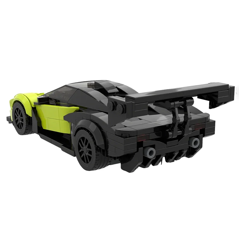 321 Piezas MOC City Champions Lamborghini Essenza scv 12, Bloques de Construcción de Modelos, Juguetes de Arquitectura, Regalos de Cumpleaños, Idea de Ensamblaje DIY