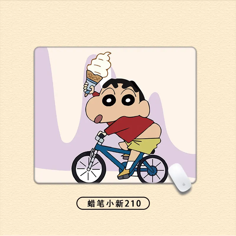 New Small Size Creative Funny Crayon Shin-chan Leather Mouse Pad Animation Cartoon Two-dimensional Notebook Computer Table Mat