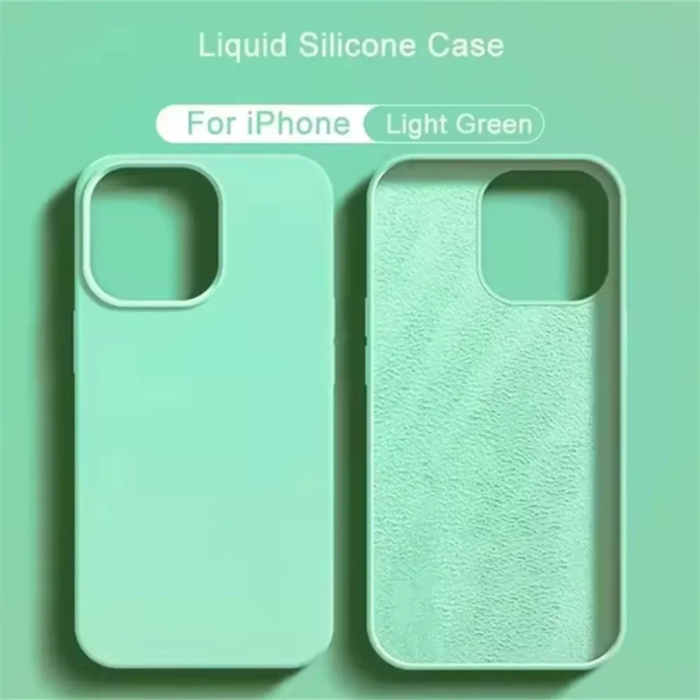 6 Pro Max stoßfeste Handyhülle für iPhone 16 14 15 16 Pro Max 14 Plus neue flüssige Silikon-Stoßstangenhüllen stoßfeste Softcover – Detail 1