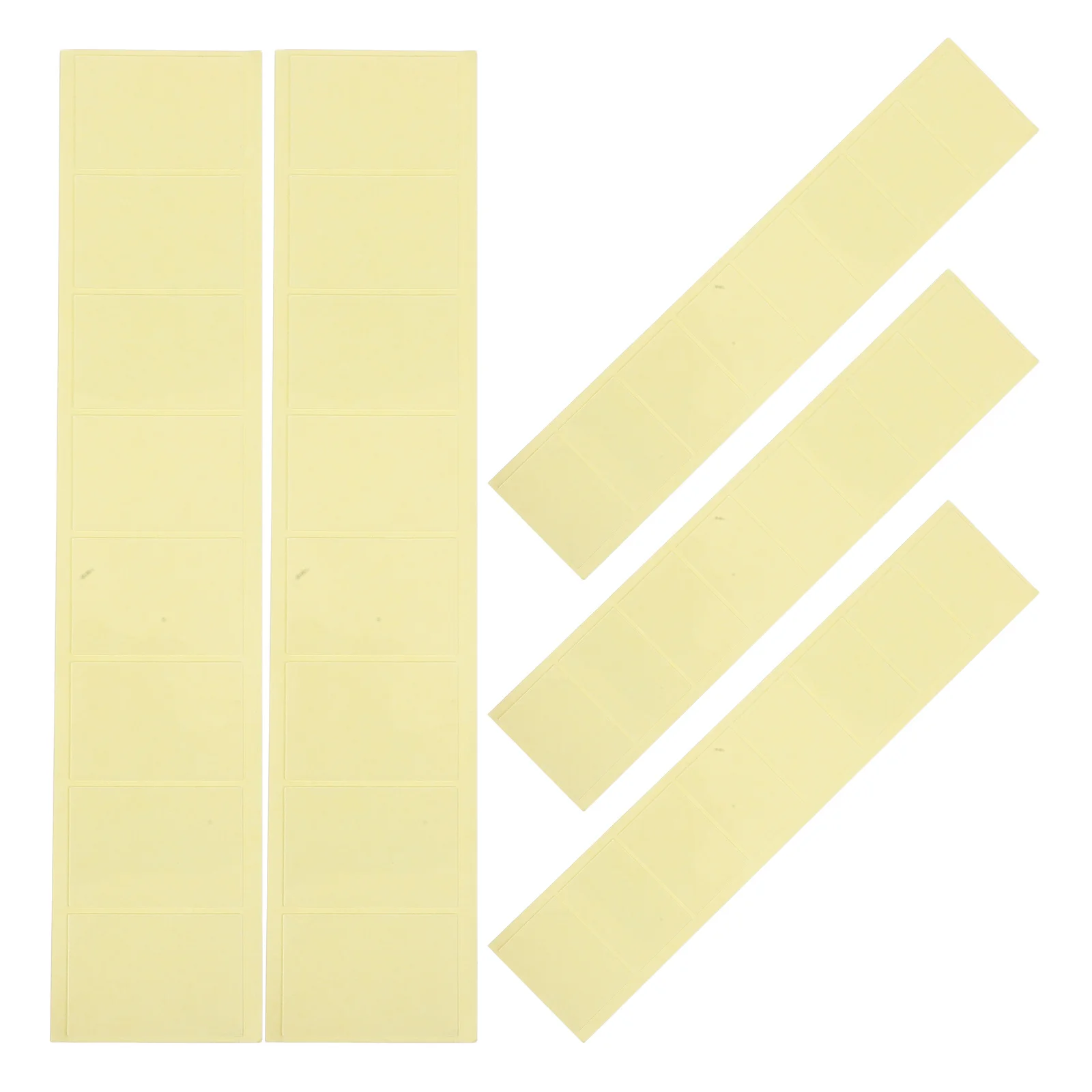 

48 pcs Sided Tape Clear Transparent Strong Adhesive Double Sided Tape Squares Thin Removable Craft Home Teaching Equipment
