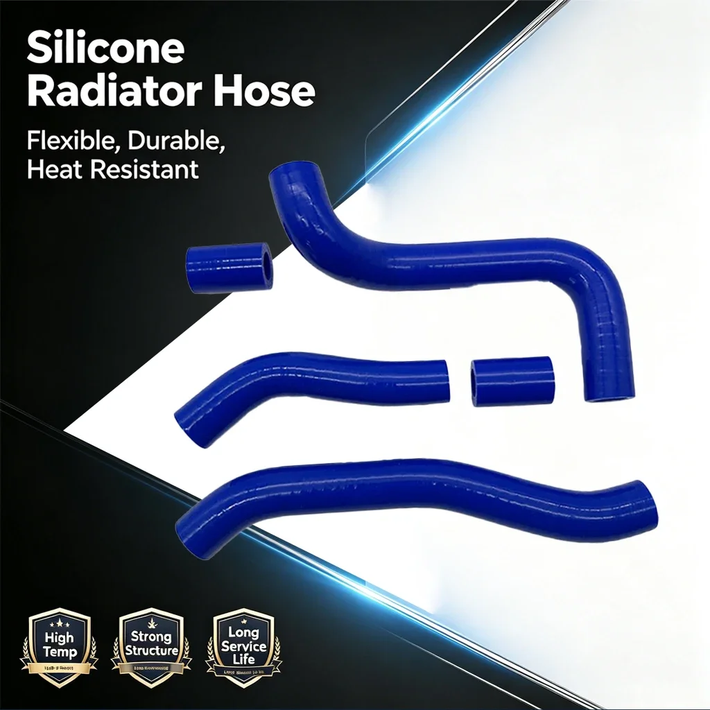 Motorcycle Silicone Radiator Hose Kit for KEWS K16 MT250 CBS300 NC250 NC300S NC450 High Temp Coolant Pipes
