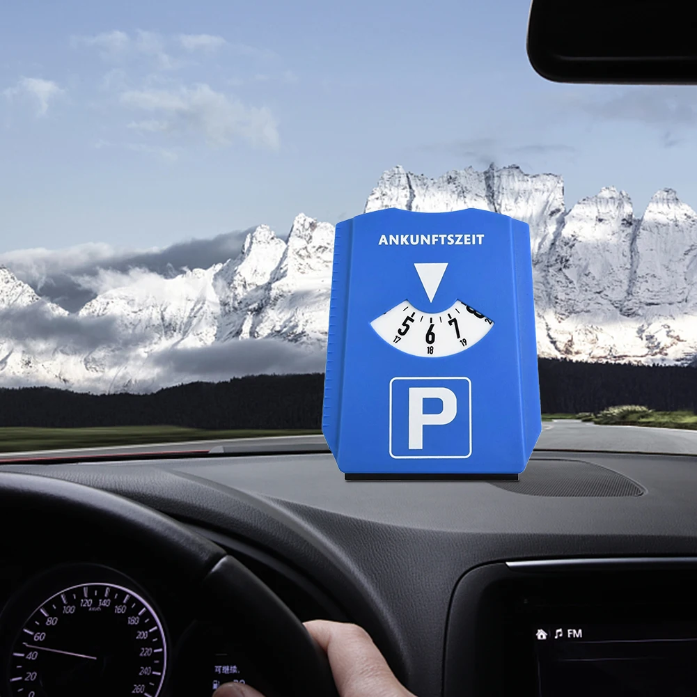 Parkplatz Meter Eis Schaber Zeit Display Disc Auto Windschutzscheibe Schnee Schaufel Rückkehr Zeit Hinweis Schnee Entferner Auto Parkplatz Timer Zeichen