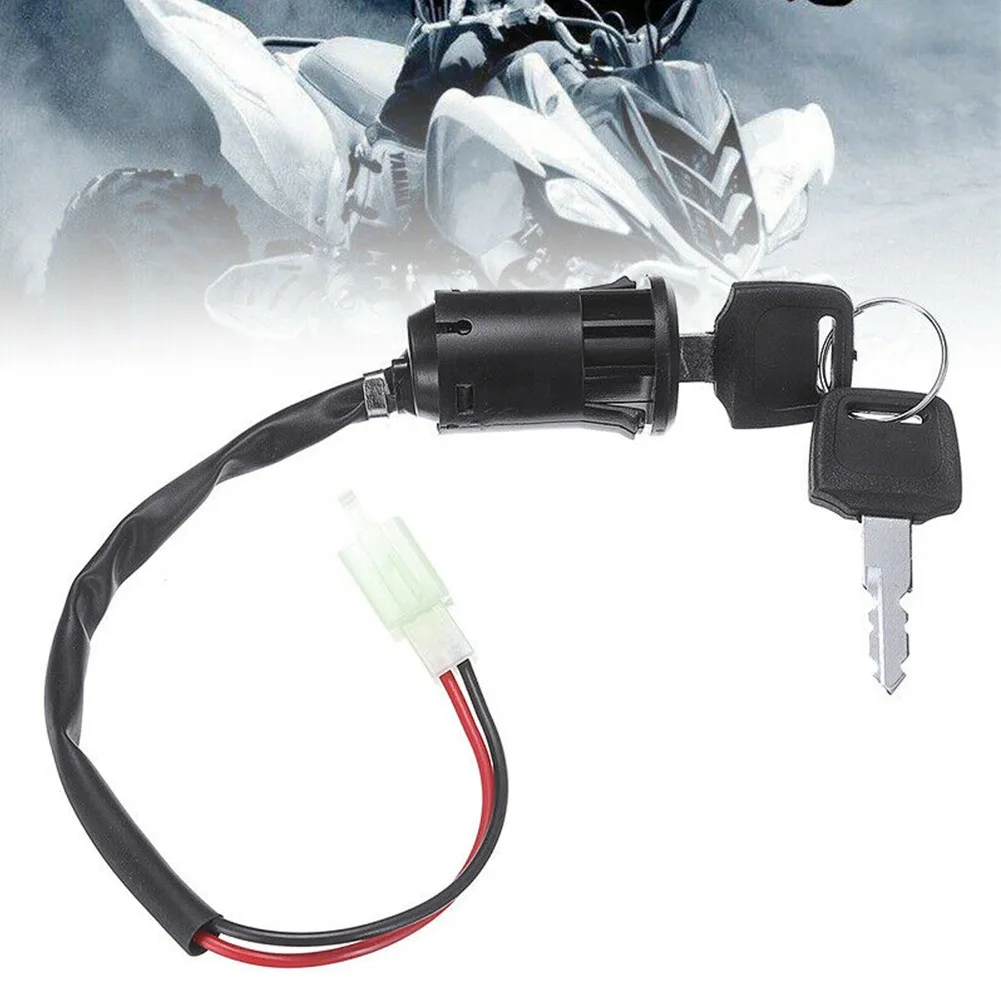 Interruptor de chave de ignição ciclomotor motocicleta elétrica 2 fios 28mm buraco ligar/desligar para moto atv dirt bike acessório