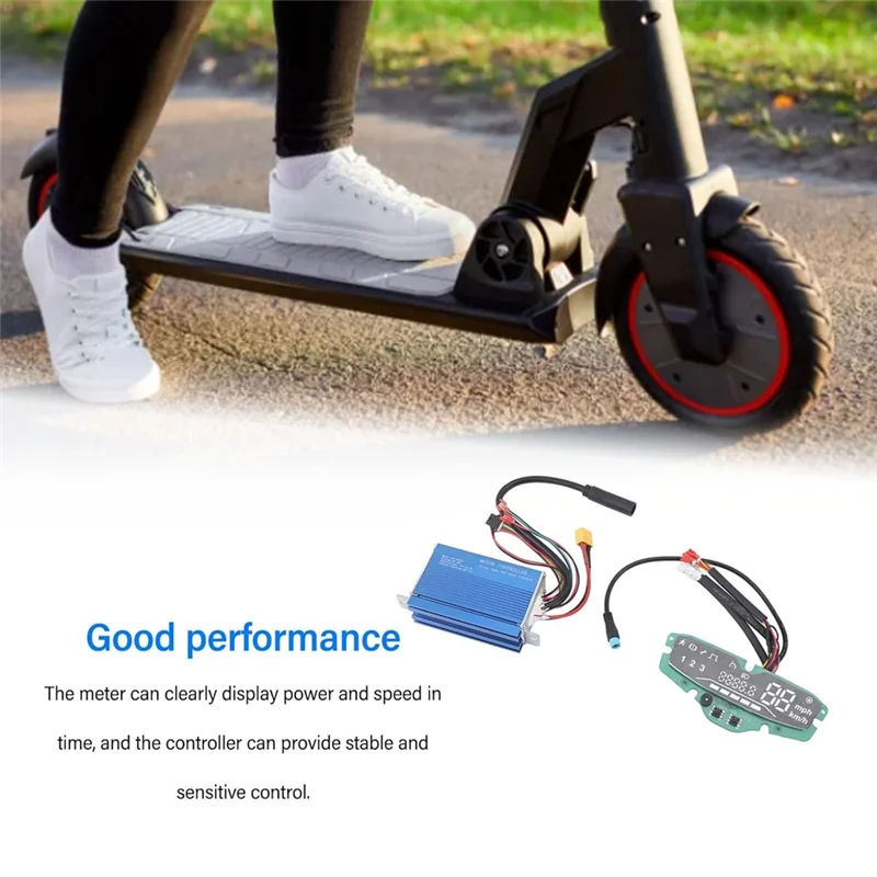 Комплект контроллера электрического скутера ABLL-48V 18A, металлический корпус, стабильное управление скоростью, четкий дисплей для электрического скутера Smartgyr Dura