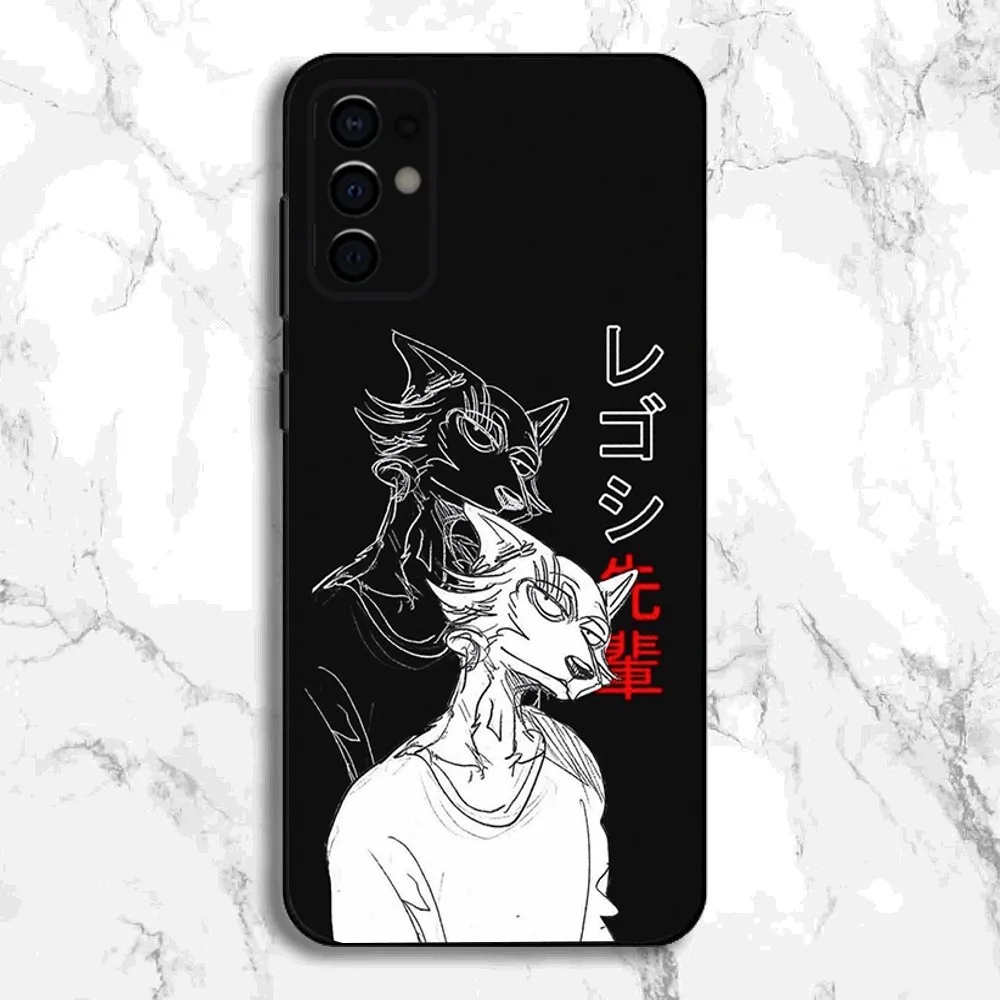 Anime B-Beastars Phone Case For Samsung S24,S21,S22,S23,S30,Ultra,S20,Plus,Fe,Lite,Note,10,9,5G Black Soft Cover