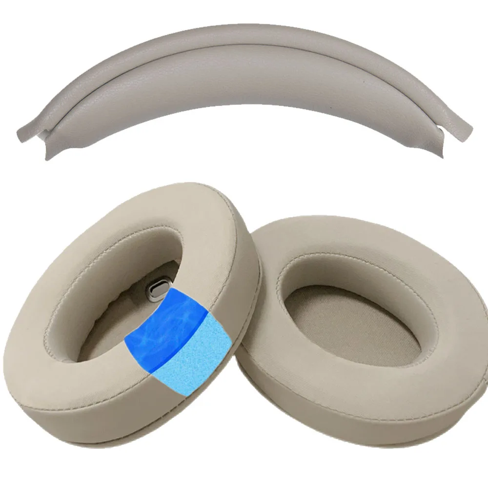 Сменные амбушюры 1000XM4, повязка на голову с защелкой для наушников Sony WH-1000XM4, амбушюры из пены с эффектом памяти, подушки WH1000XM4, простая установка