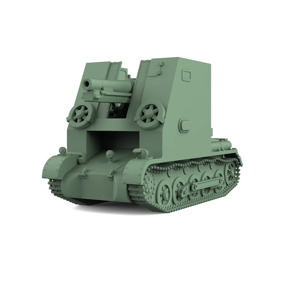 SSMODEL SS709 1/200 1/350 1/700 German Sturmpanzer I Bison Self-Propelled Gun Miniature Static Model War Games