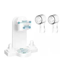 Adhesive Electric Toothbrush Holder Wall Mounted Tooth Brush Heads Rack Organizer and Brush Head Cover Caps For Oral B iO Series