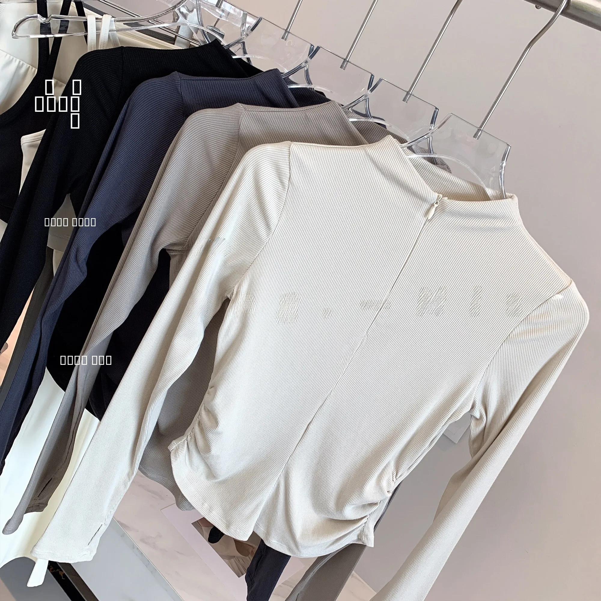 Ropa de Yoga para Mujer, Otoño 2025, Ajustada, Deportiva, Larga, con Cierre Invisible, Informal, Cómoda, Mezcla de Algodón