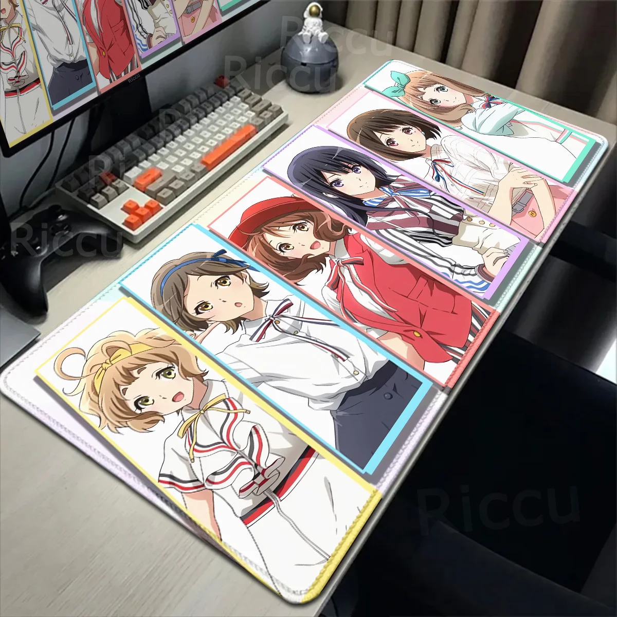 

Mouse Pad Sound! Euphoniumes gamer Computer Laptop Anime Keyboard Mat Large Keyboards Non-slip Accessories XXL Printing Mousepad