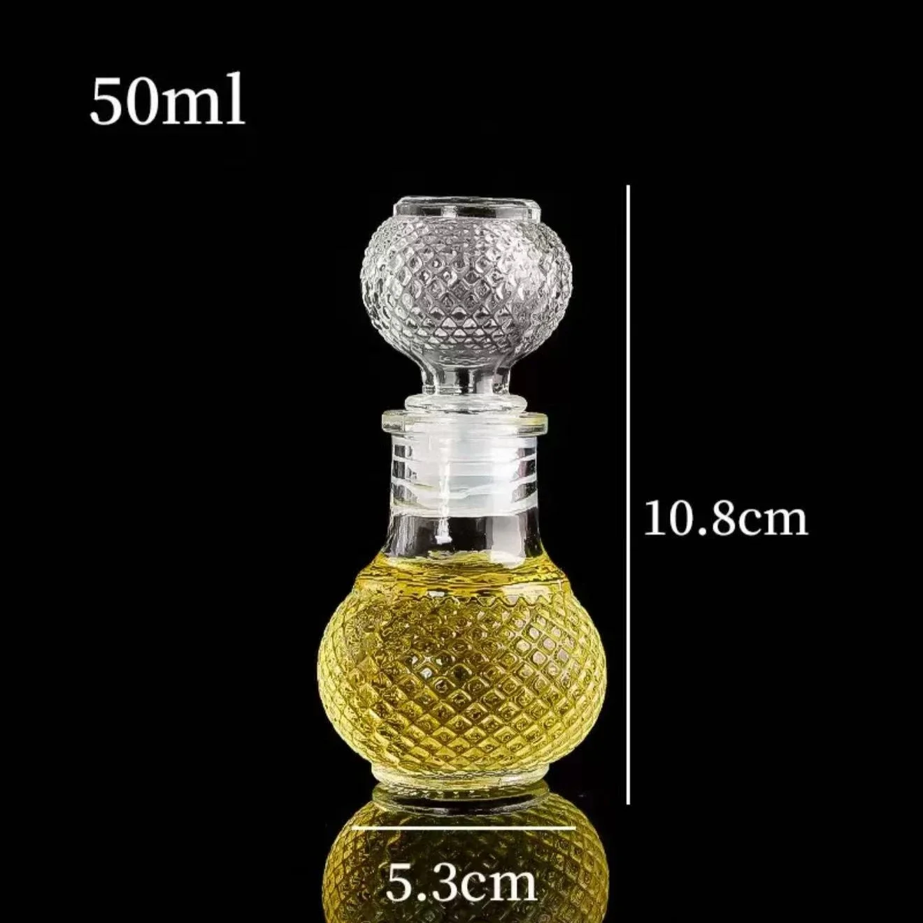 1/5/10/15 stuks Whiskey likeurfles 50ml schattige glazen dis