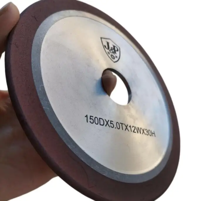 150mm Diamond Resin U-shaped Circular Groove Grinding Wheel, Ceramic Rock Plate Trimming, Polishing and Grinding Special
