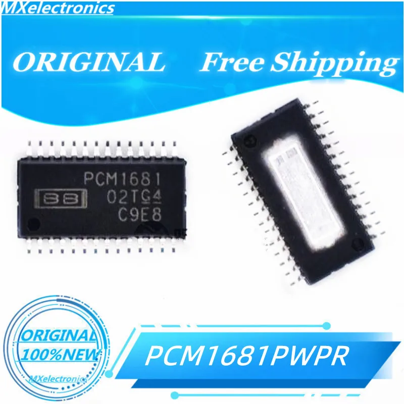 10-100PCS/LOT MEW100% PCM1681 PCM1681PWPR HTSSOP-28  Audio D/A Converter IC