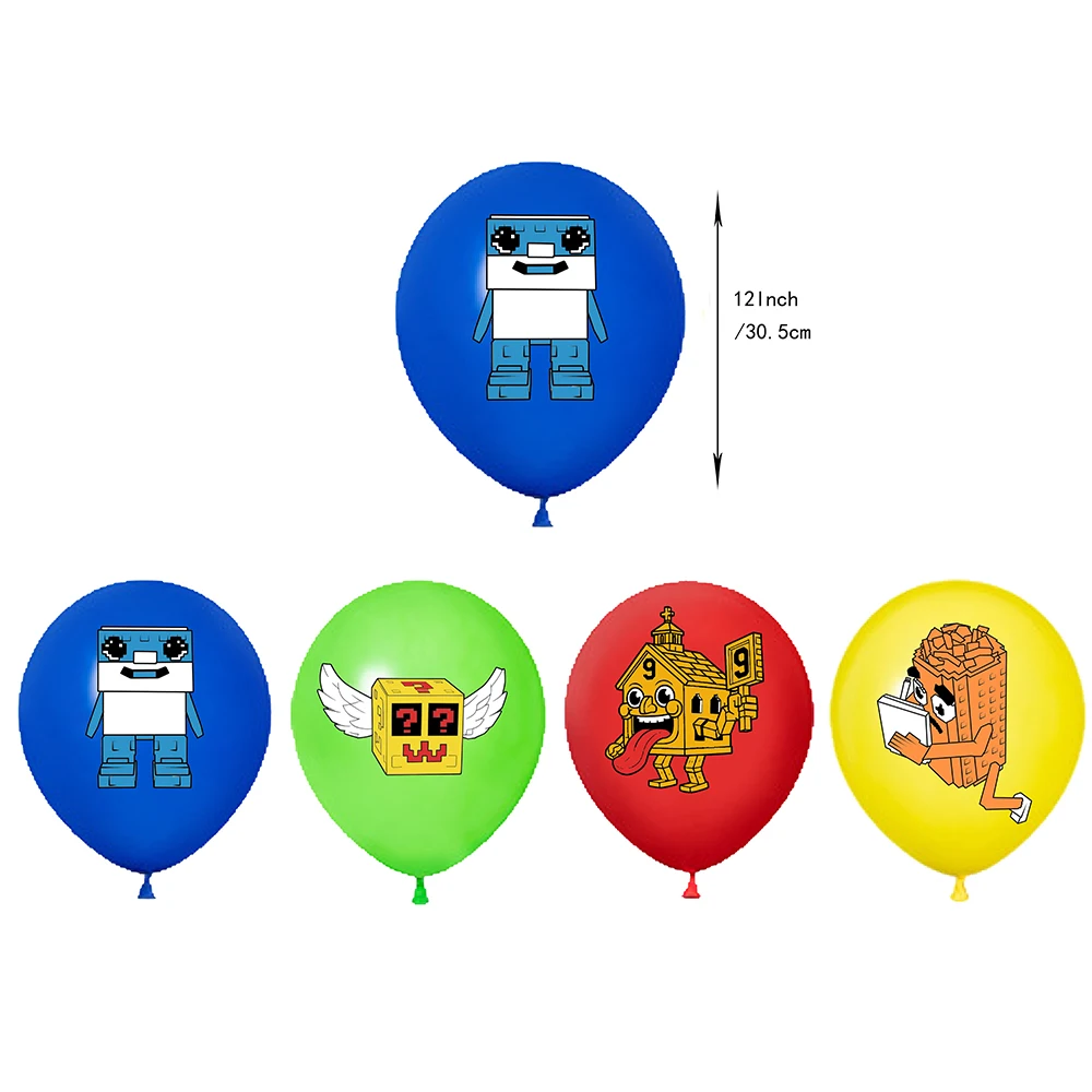 Steal a Brainrot Geburtstagsparty-Zubehör, Kuchendekoration, neues Spiel, Ballon-Banner, Job, Job, Sahur-Hintergrund, Cupcake-Topper, Kinder-Baby-Geschenk