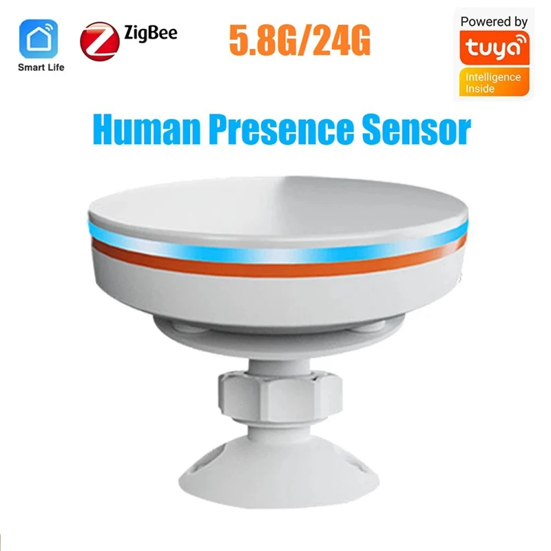 Zigbee 3.0 Human Presence Sensor 24G 5V Mmwave Radar With Siren Alarm Motion Detection Smart Life Home Automation DIY Durable