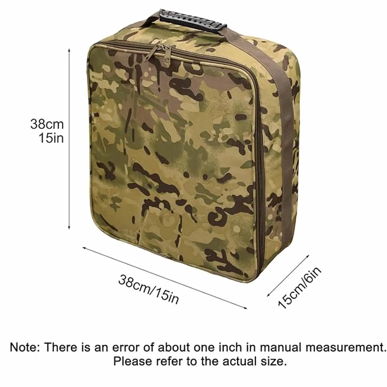 Outdoor Portable Storage Bag Adjustable Camping Bags Large-Capacity Fishing Gear Bags Camouflage Tackle Box Accessory