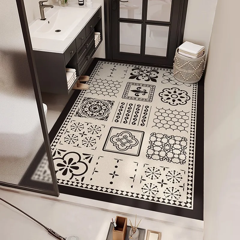 

Bathroom Carpet Super Absorbent Bath Foot Mat Shower Doormats Toilet Non Slip Entrance Rug Diatom Mud Carpet