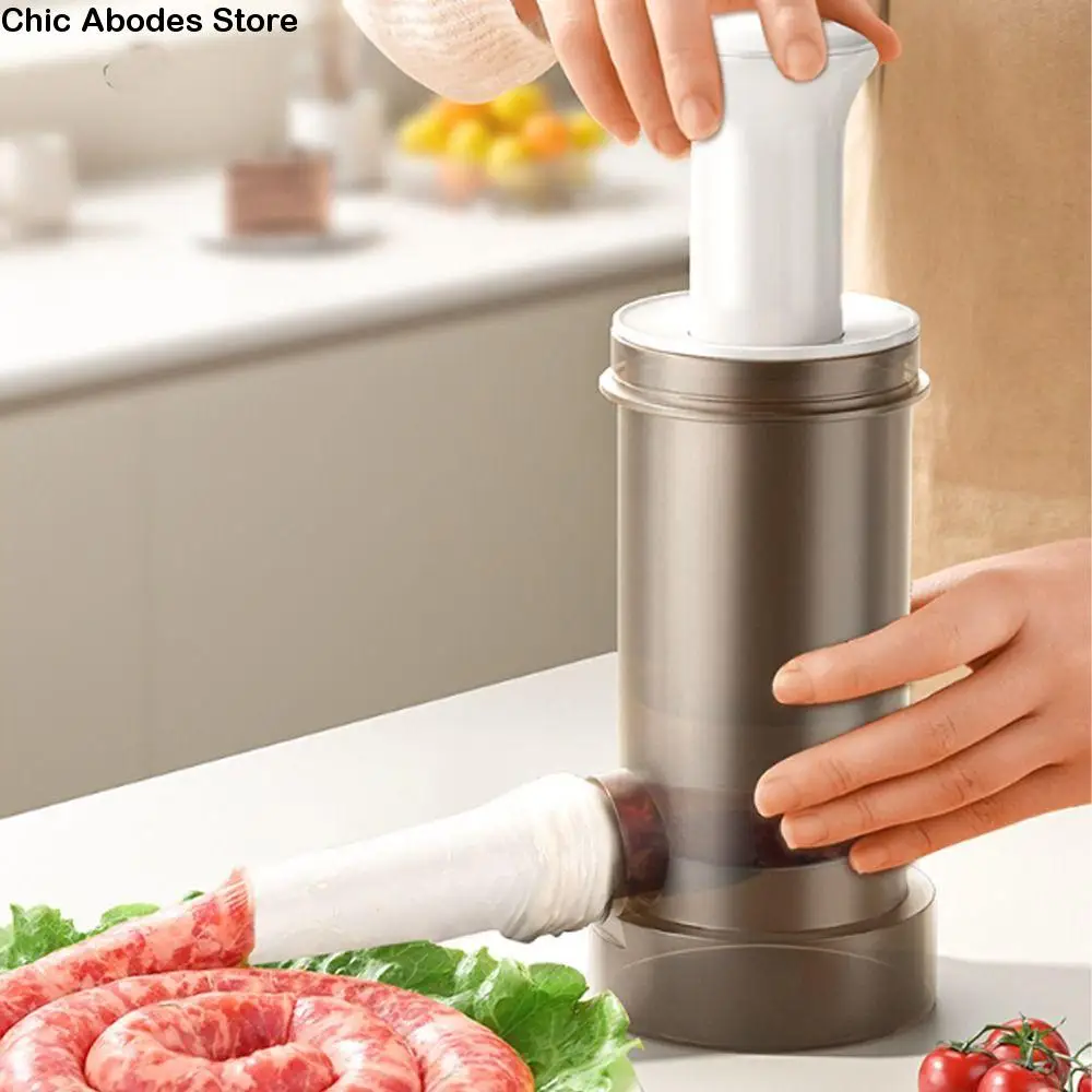 

Ручная колбасная машина большой емкости для тяжелых условий эксплуатации с 4 трубками для наполнения колбас, вертикальная машина ручной работы