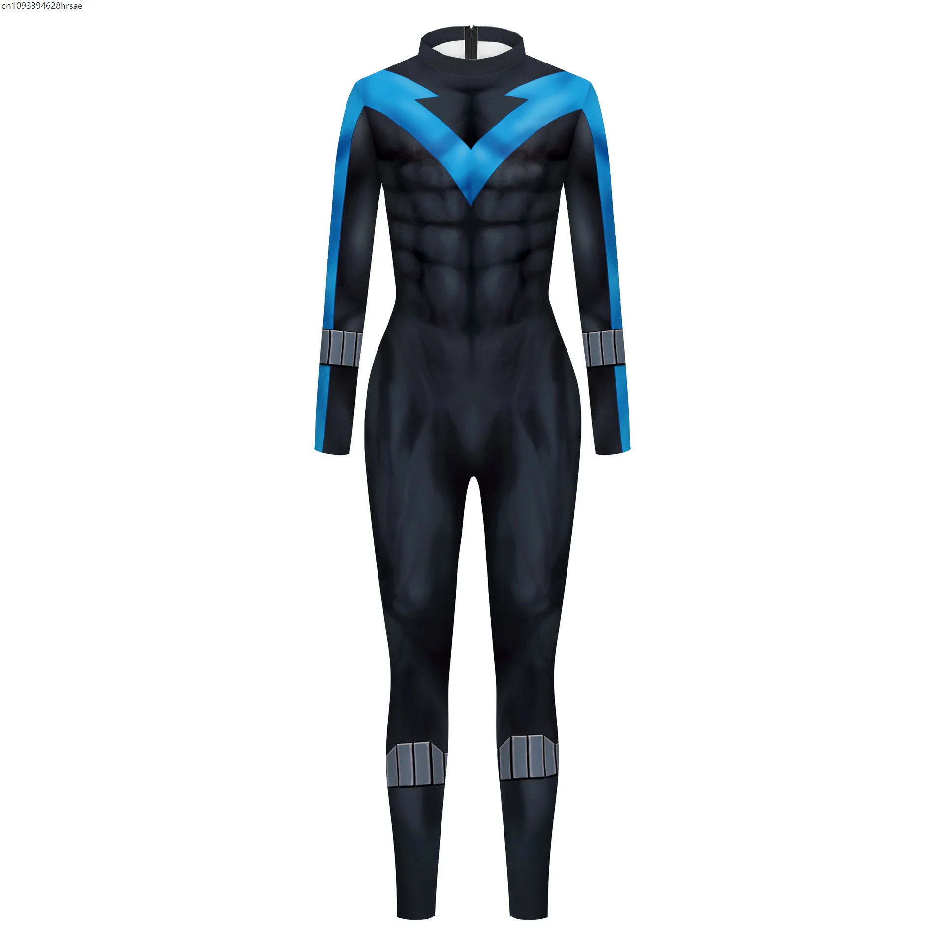 

Men Superhero Cosplay Jumpsuit Long Sleeve Halloween Party Costume Bodysuits Catsuit Zentai Suit 2025