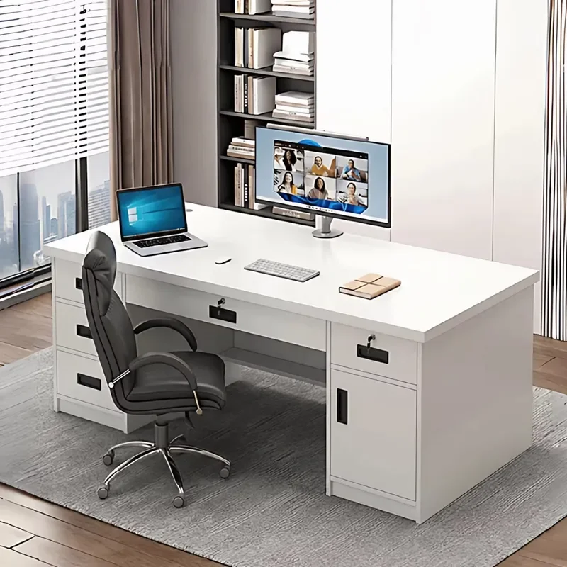 for Simple Modern Computer Desk Office Dedicated Staff Desk Home Office Single Boss Desk