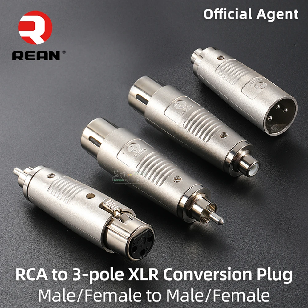 3-poliger XLR-Stecker auf Cinch-Buchse 6,35 3,5 Audio-Konvertierungsstecker Doppelwege-Docking-Stecker XLR auf XLR-Stecker-Buchse Video-Adapter – Detail 8