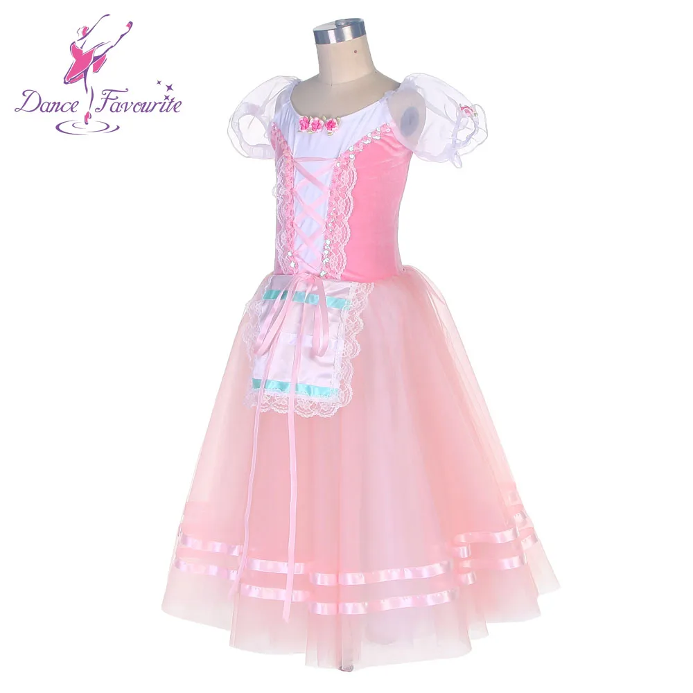 Dança favorita ballet tutus 21001 rosa ballet tutu trajes de dança romântico longo ballet tutu dança cosutme