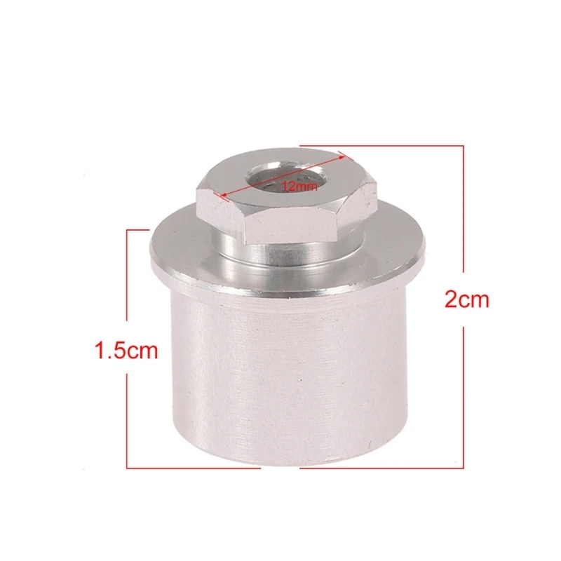 4Pcs 12mm Metal Wheel HexsAdapters Wheel Widener for 1/10 Remote Control Crawler Wheel SCX10 Modification Car Space Part