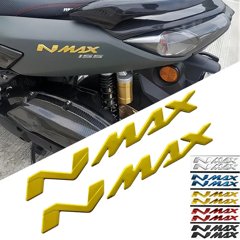Précieux Emblème Moto Autocollants Fit pour NMAX N MAX N-MAX Aerox 125 pride io 150 155 160 250 400 2023 Moto 3D Décalcomanies Logo