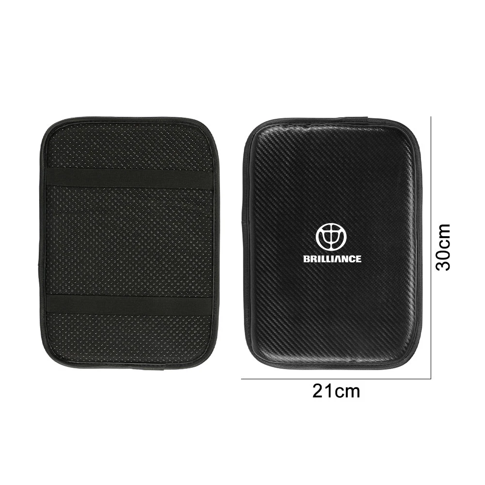 For Brilliance V5 H530 M2 H230 V3 H320 H330 FRV Car Leather Armrest Mat Cover Protector Pad Cushion Auto Interior Accessories