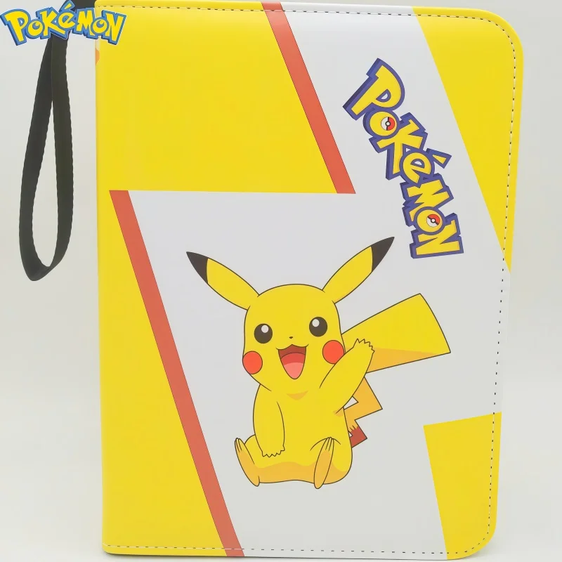 

Новинка 2025 года, 400 шт. и 900 шт., карты с покемонами, альбом, коллекция книг, модная книга с героями мультфильмов, на молнии, фотоальбом, игрушки для файлов