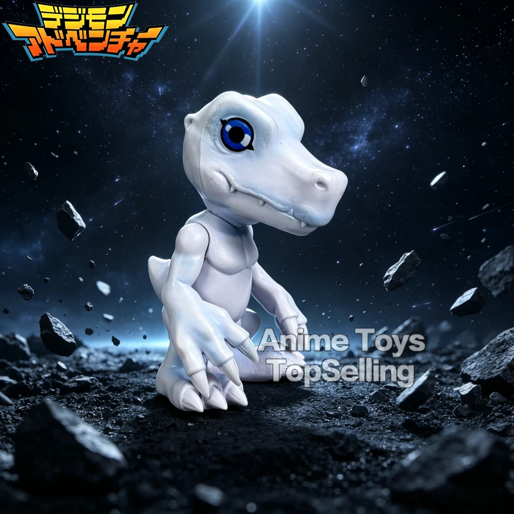 9cm Anime Digimon Adventure Figuren Agumon Actionfiguren PVC-Statue Desktop-Ornament Sammlermodell Spielzeug Geschenke