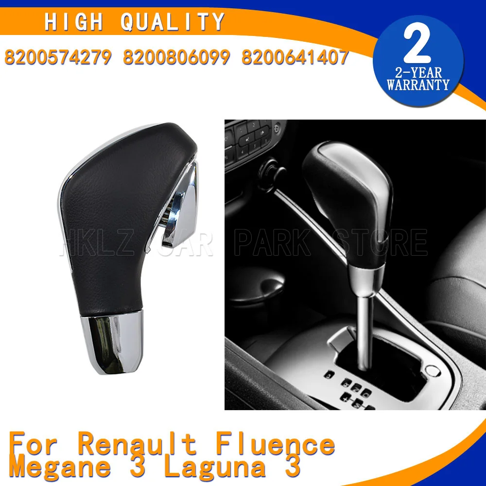 For Renault Fluence Megane 3 Laguna 3 Durable Automatic 6 speed gear knob 8200574279 8200806099 8200641407 Car Accessory